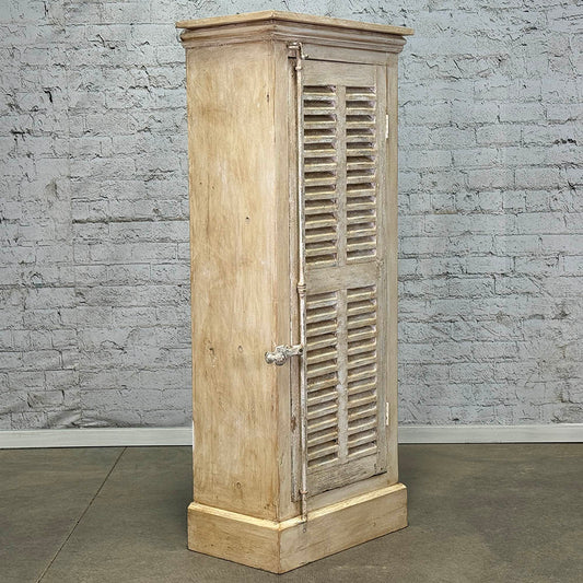 Single Door Cabinet with Antique Shutter