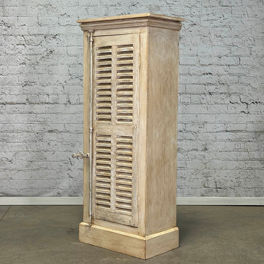 Single Door Cabinet with Antique Shutter