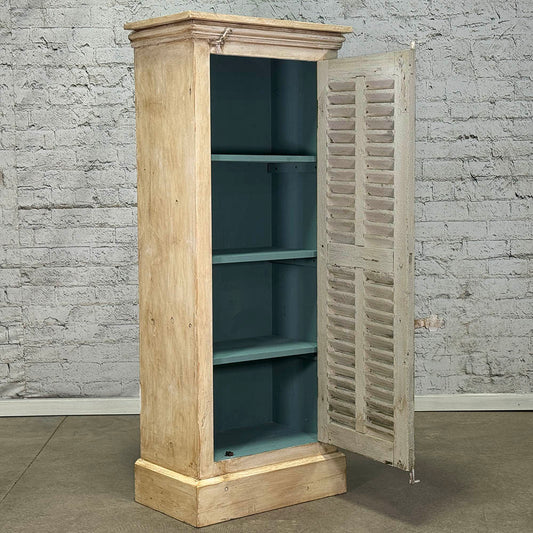 Single Door Cabinet with Antique Shutter