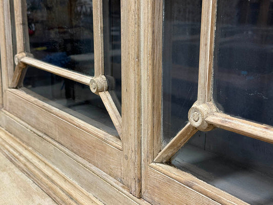 Antique French Tall Glazed Cupboard