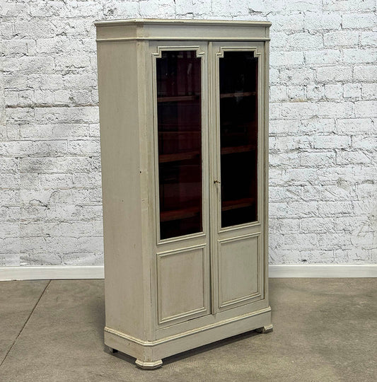 Petite French Glazed Cabinet c.1870