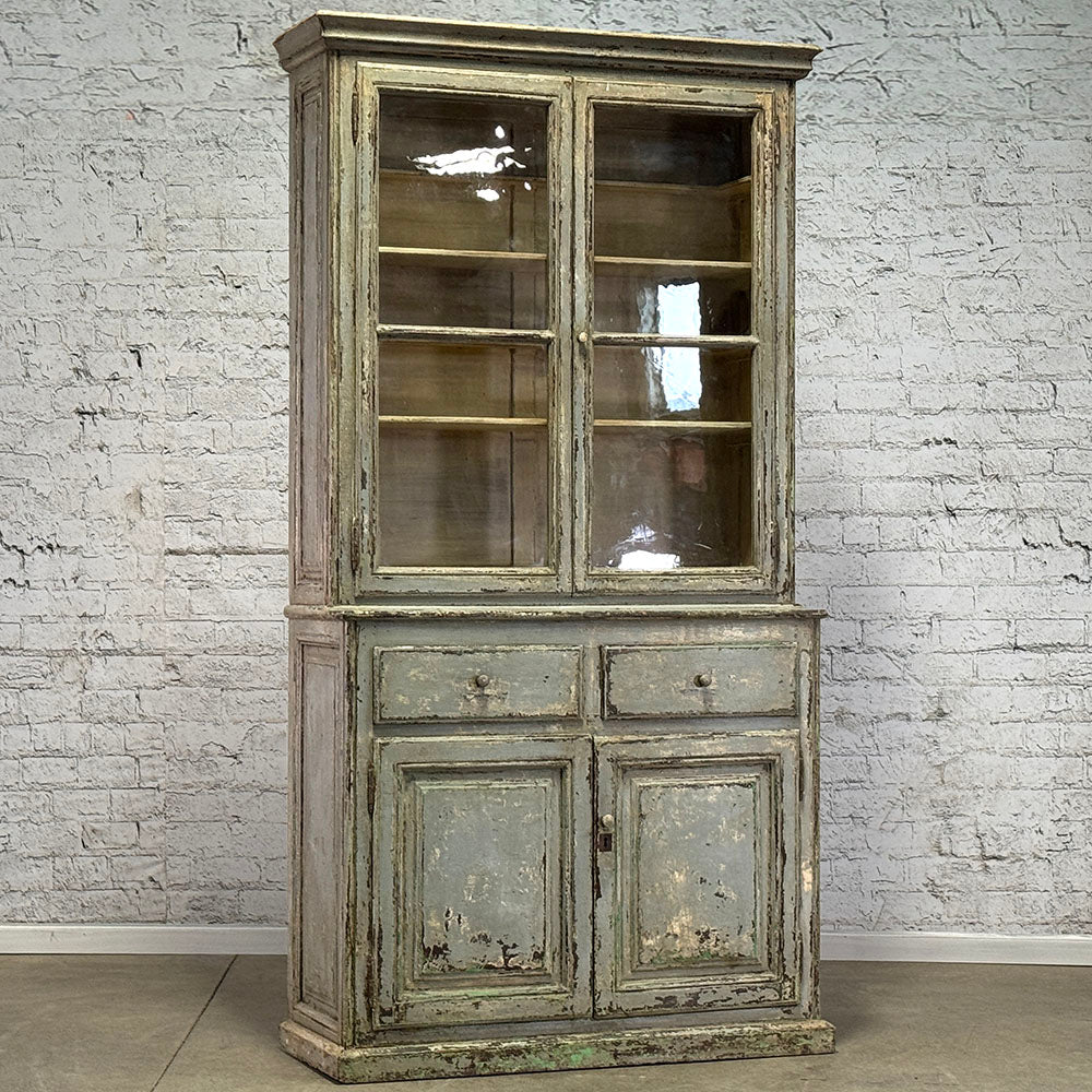 Antique French Four Door Painted Cabinet c.1840