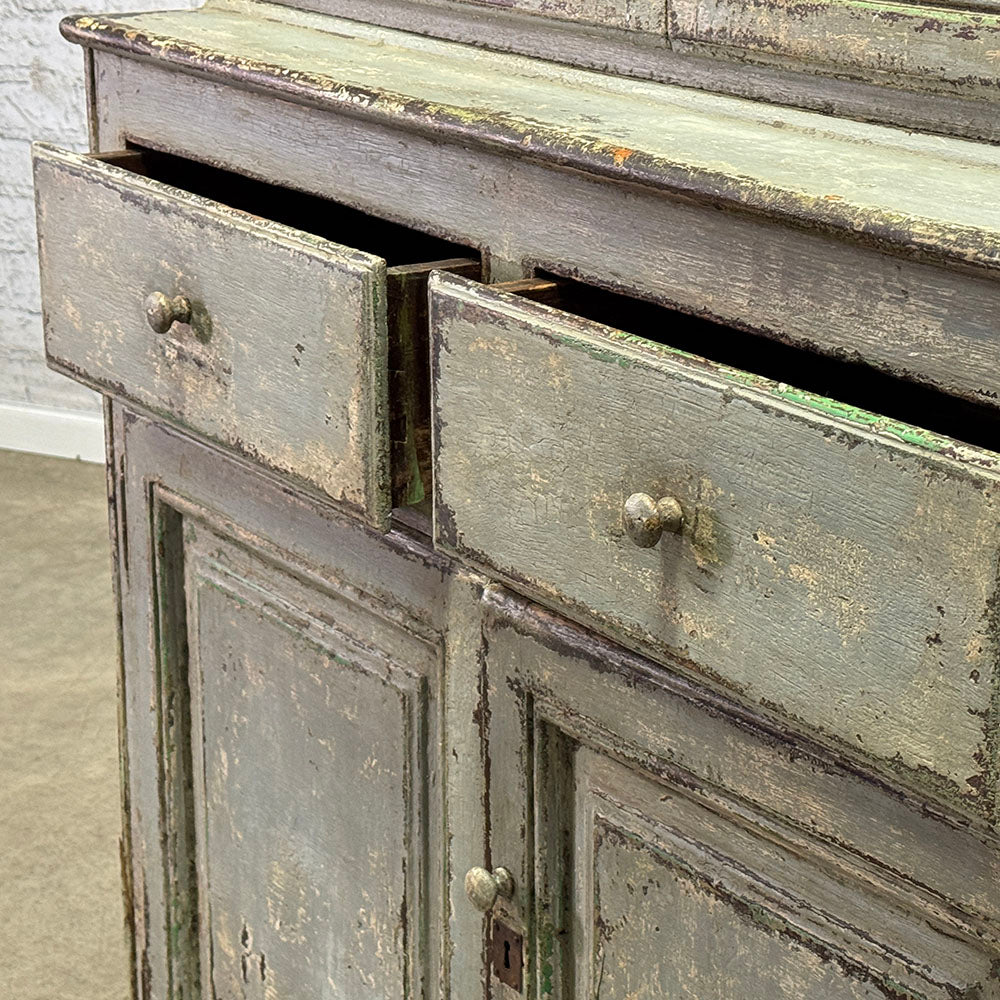 Antique French Four Door Painted Cabinet c.1840