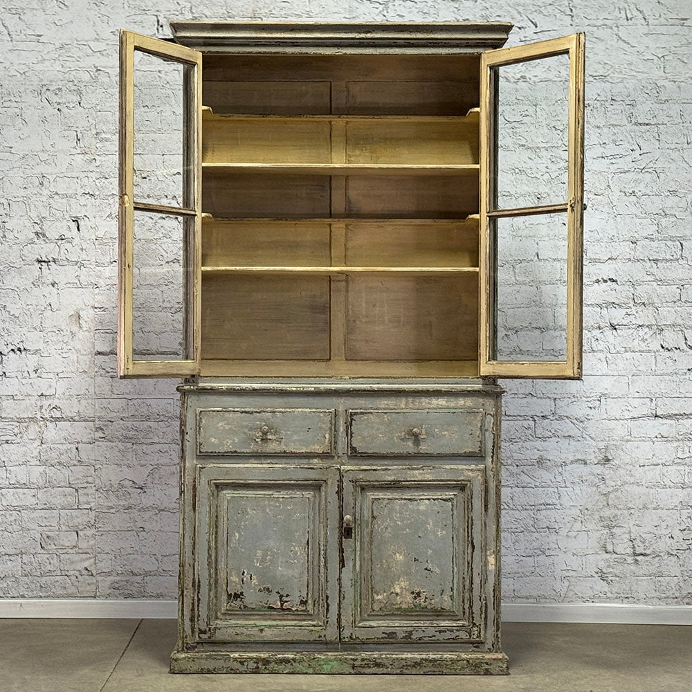 Antique French Four Door Painted Cabinet c.1840