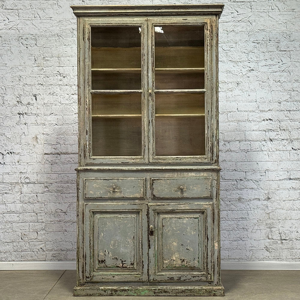 Antique French Four Door Painted Cabinet c.1840