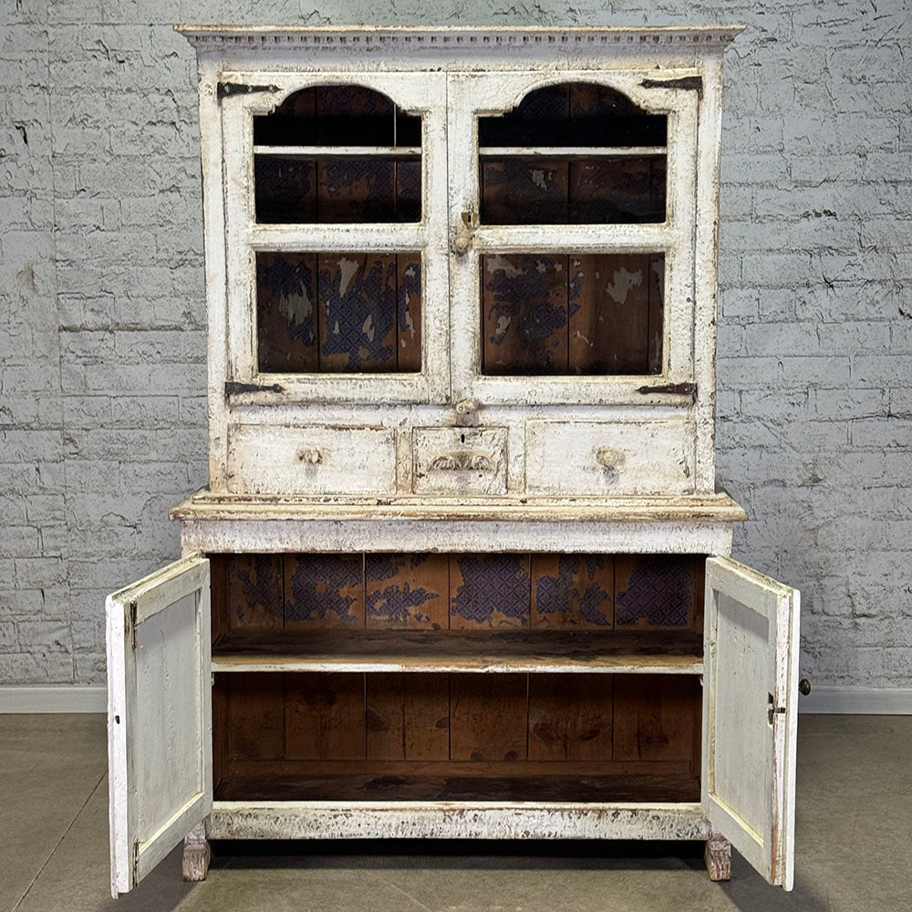 18th c.Painted Catalan Cupboard