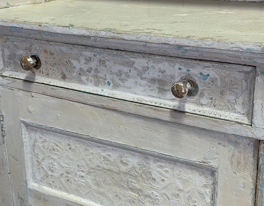 Scrubbed Paint Irish Country Dresser