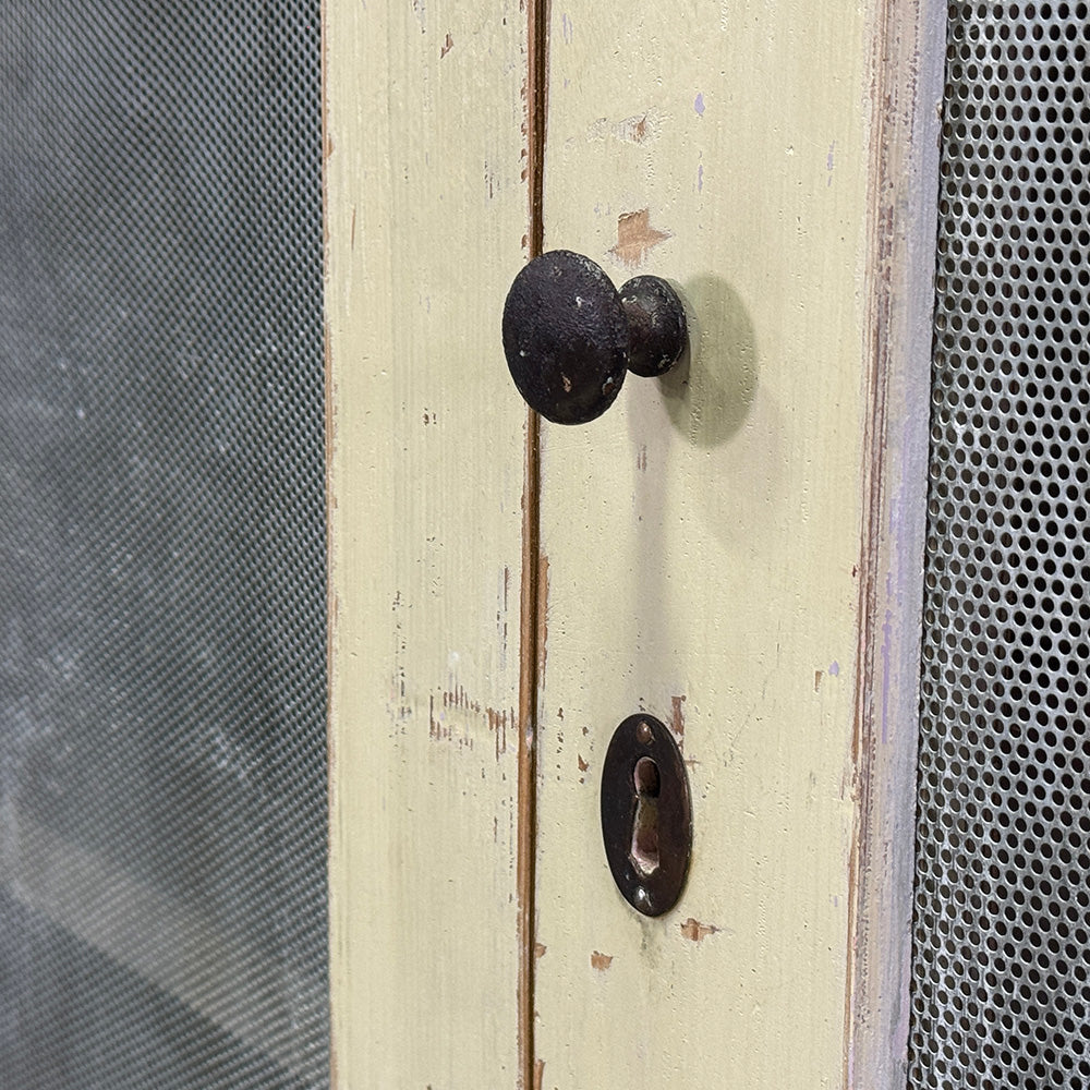 Four Door Cabinet with Screens