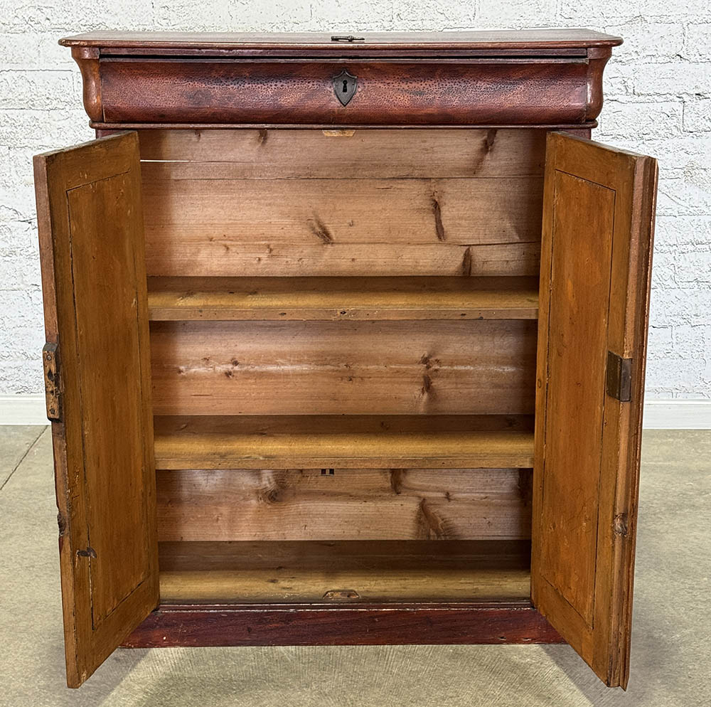 Antique Two Door Cupboard with One Drawer