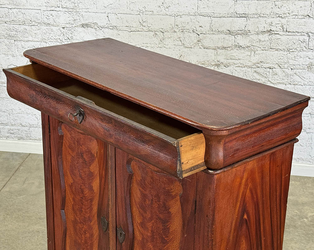 Antique Two Door Cupboard with One Drawer