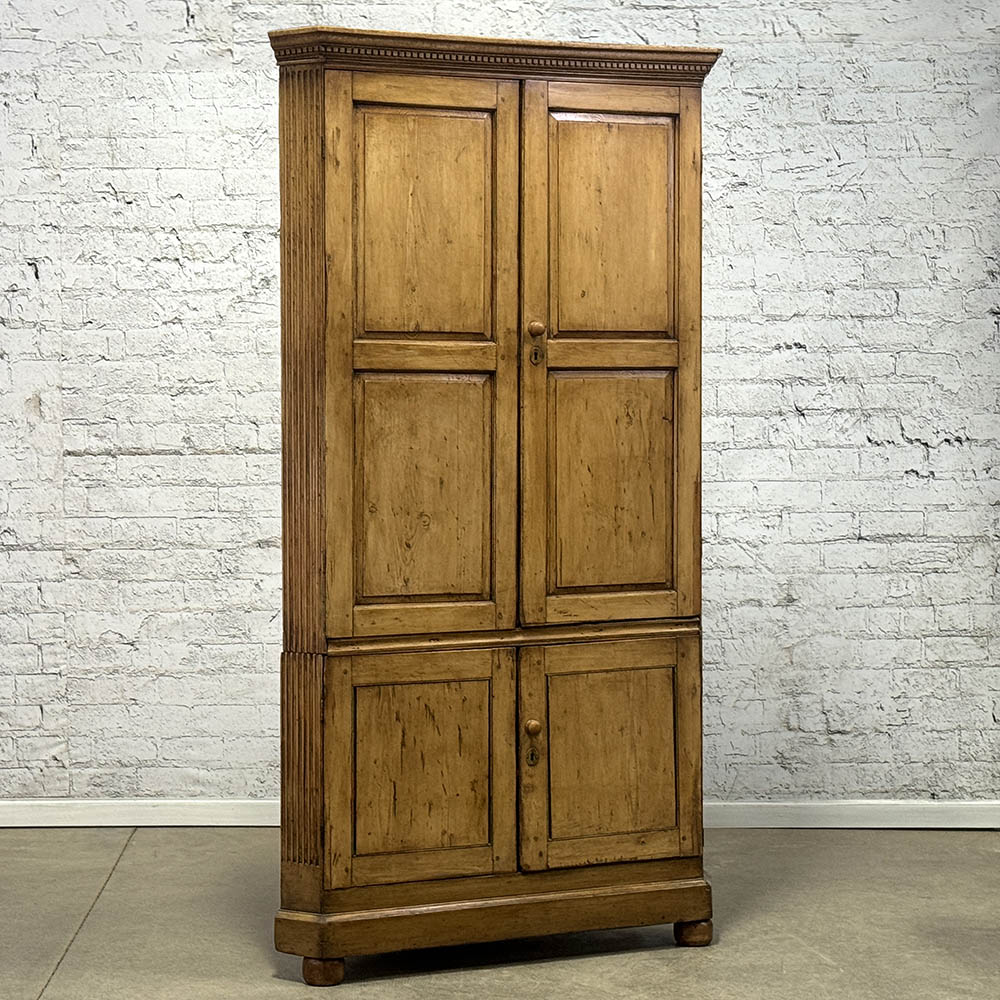 Antique Pine Corner Cupboard