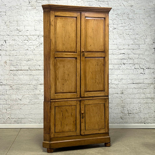 Antique Pine Corner Cupboard