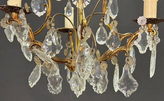 Vintage French Crystal Chandelier
