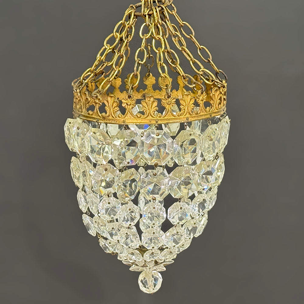 Vintage Crystal Chandelier