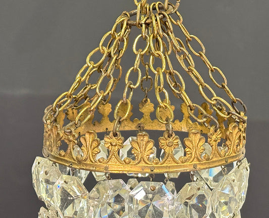 Vintage Crystal Chandelier