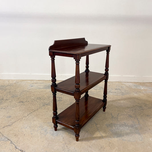 Antique Mahogany Bar Trolley