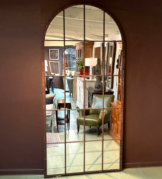 Iron Window Mirror, 105"(H)