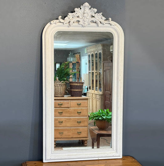 Antique French Mirror, 54"(H)