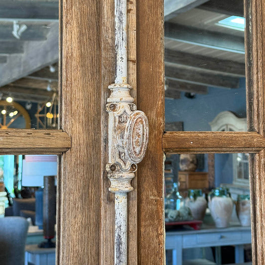 Antique Window Frame Mirror c.1860