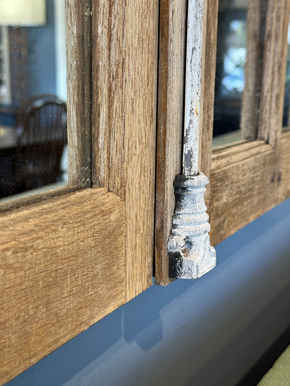 Antique Window Frame Mirror c.1860