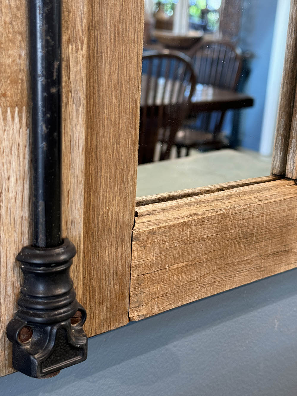 Antique Window Frame Mirror c.1860