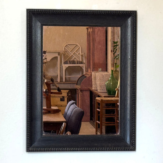 Carved Wood Frame Mirror 24"(H)