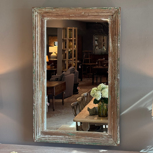 Reclaimed Wood Framed Mirror 61.5"(H)