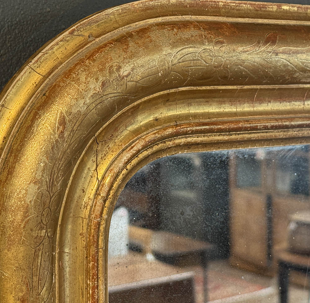 Louis Philippe Mirror c.1890, 50"(H)