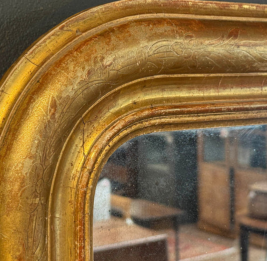 Louis Philippe Mirror c.1890, 50"(H)