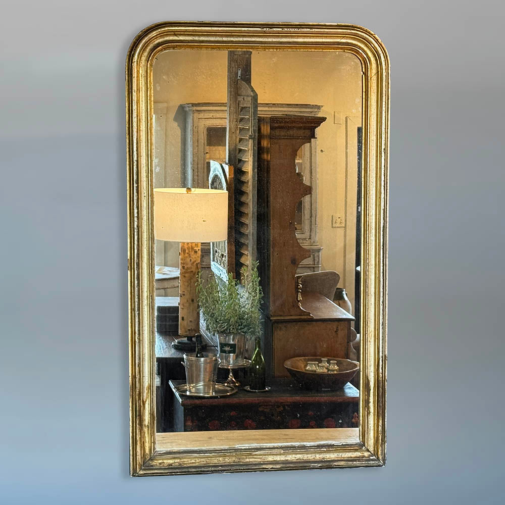 Antique French Louis Philippe Mirror 63"(H)