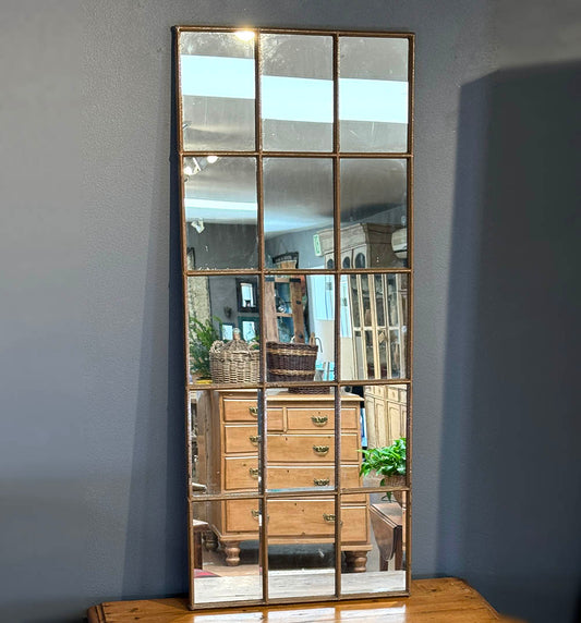 Iron Window Mirror, 56"(H)