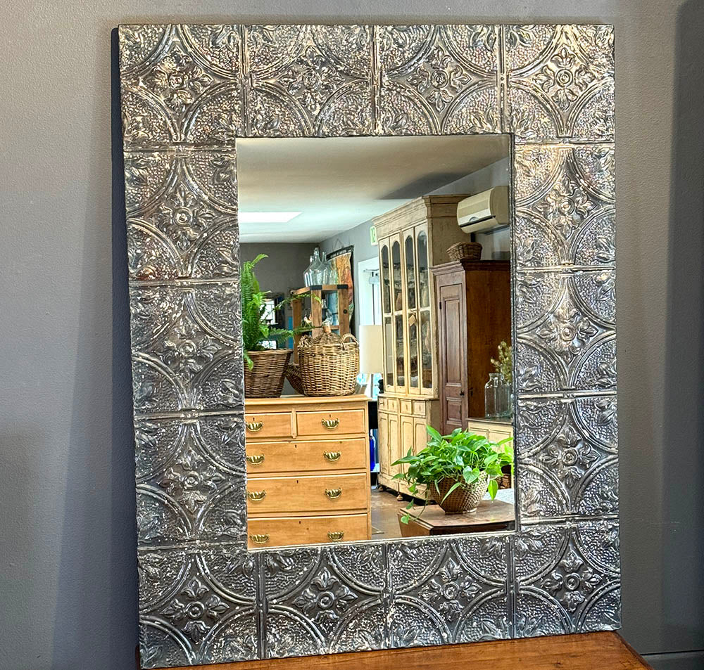 Black Press Tin Mirror