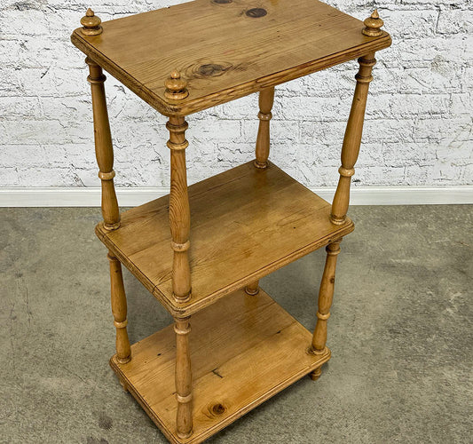 Antique English Pine Etagere