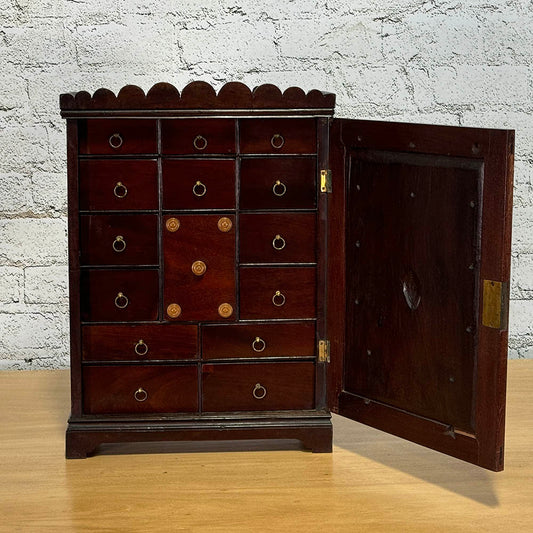 Quaint English Georgian Small Cupboard c.1870