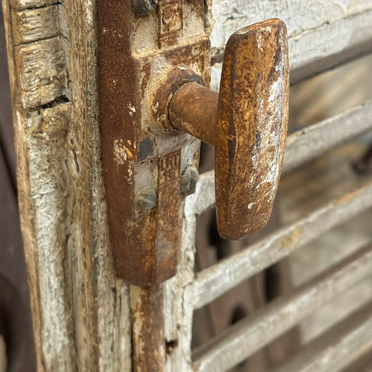 Antique Single Shutter with Handle