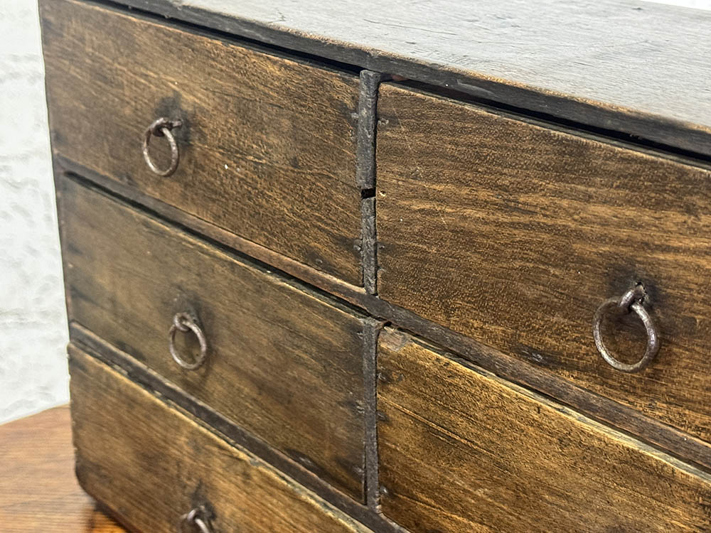 Tabletop Bank of Drawers