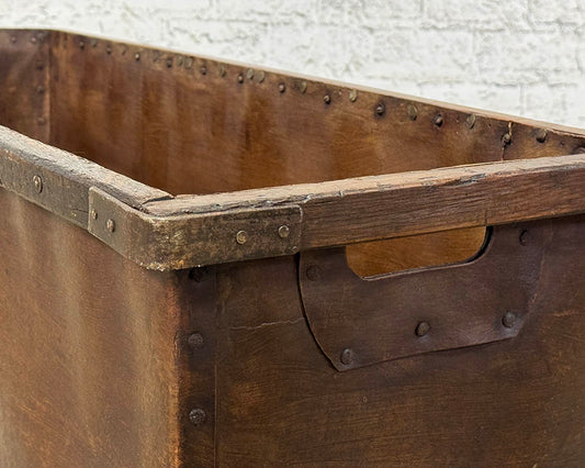 Antique Textile Mill Bin