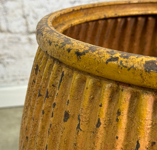 Vintage Mustard Color Dolly Tub