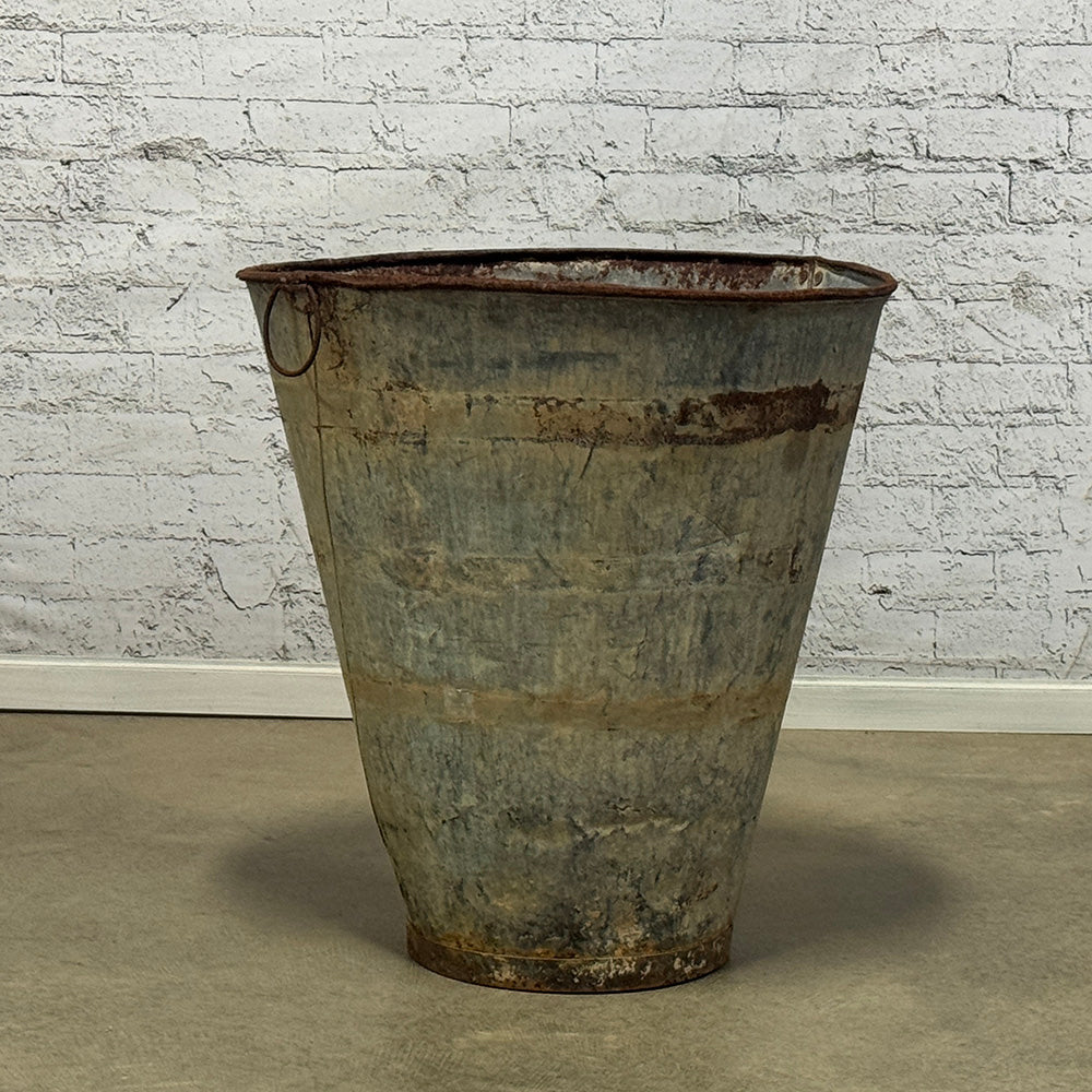 Vintage Galvanized Bin