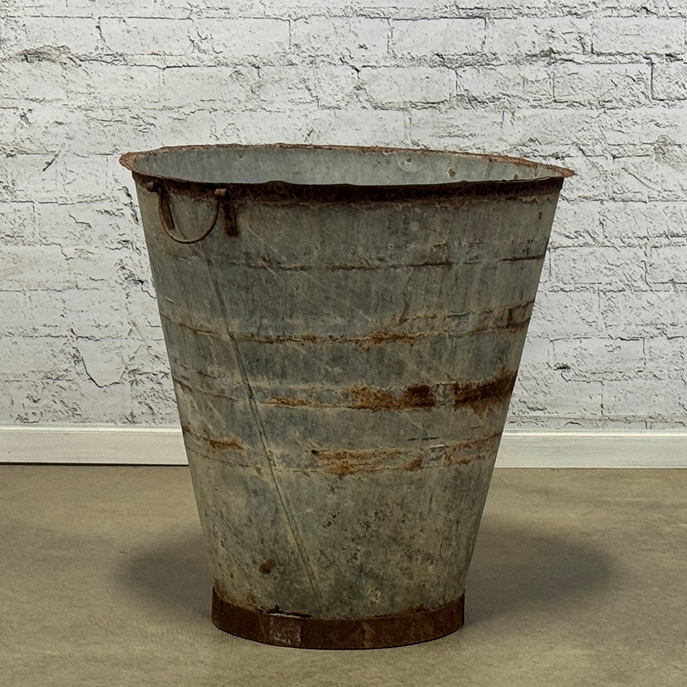 Vintage Galvanized Bin