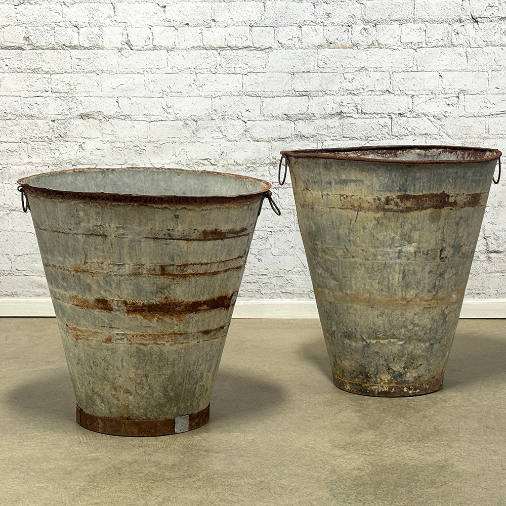 Vintage Galvanized Bin
