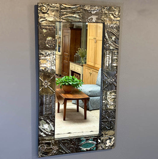 Black/Green Pressed Tin, 41"(H)
