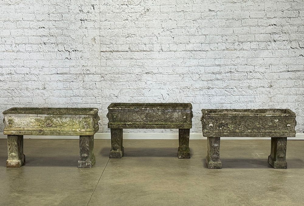 English Stone Trough on Pillars