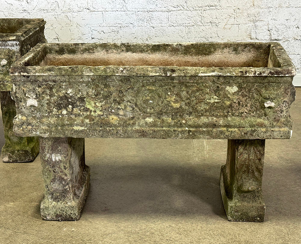 English Stone Trough on Pillars