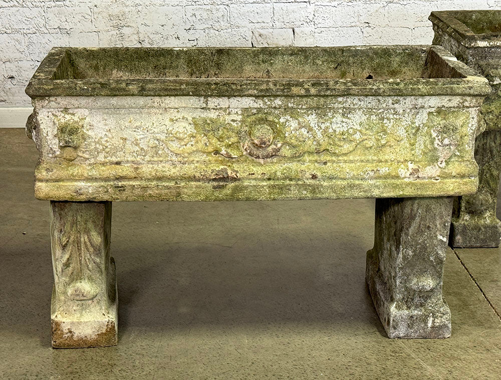English Stone Trough on Pillars