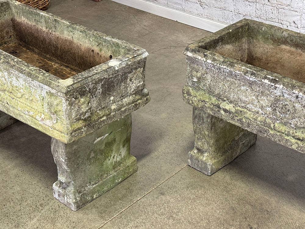 English Stone Trough on Pillars