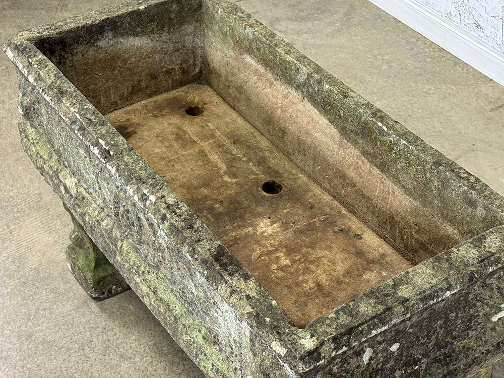 English Stone Trough on Pillars