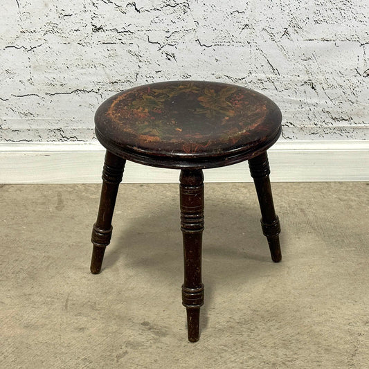 Small Hand-Painted Stool