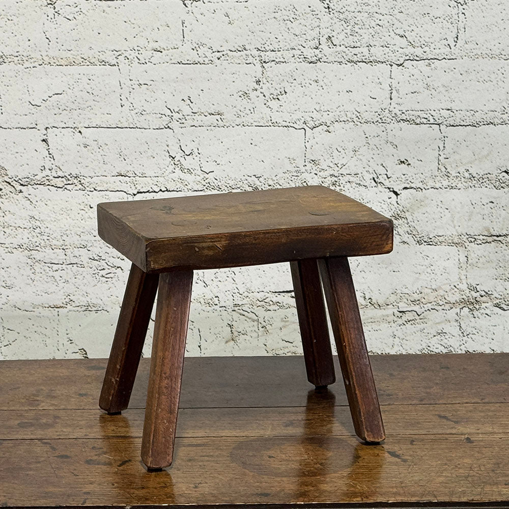 Rustic Pegged Stool