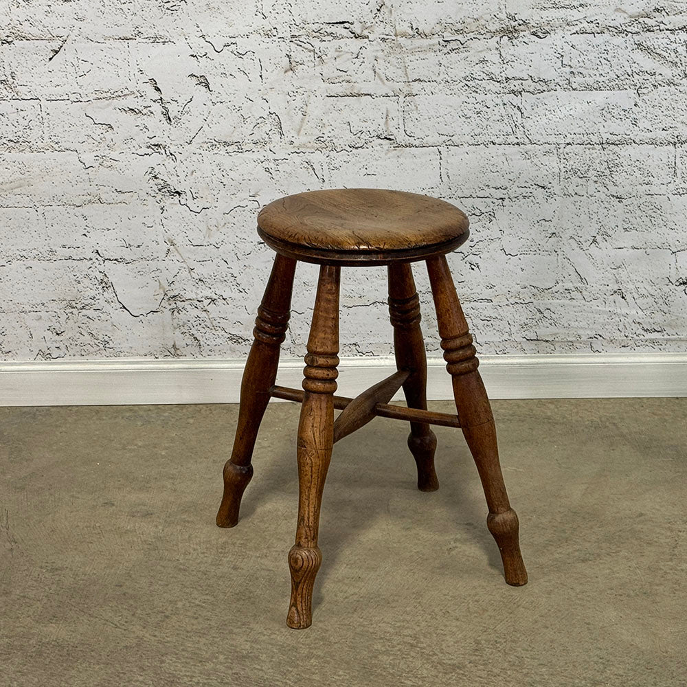 English Oak "Boston" Stool Lincolnshire